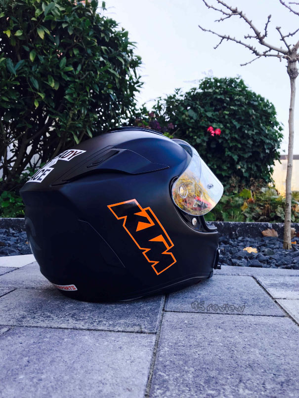 KTM Helm / RS review Helm / Motorrad Helm KTM / If you want a picture, then tell me.